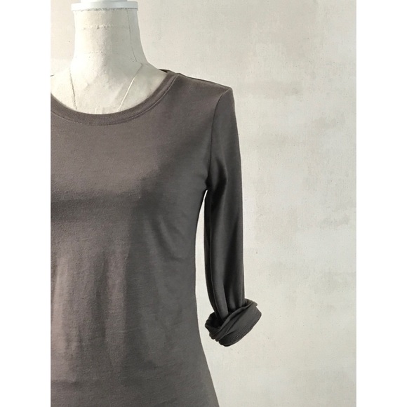 Mossimo Supply Co. Tops - Mossimo Light Brown Long Sleeve Casual Tee Sz M